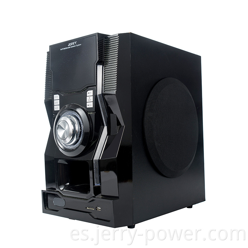 Jerry 5.1 Música Altavoz de bajos pesados ​​con radio X-Bass Amplificador Subwoofer MP3 SD